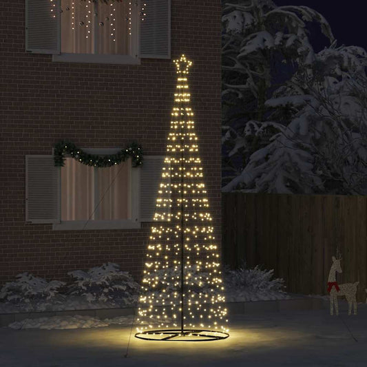 Albero di Natale LED con 800 LED Bianco caldo 400 cm Ferro