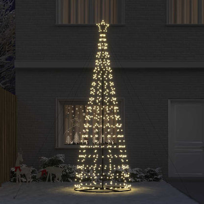 Albero di Natale LED con 800 LED Bianco caldo 400 cm Ferro