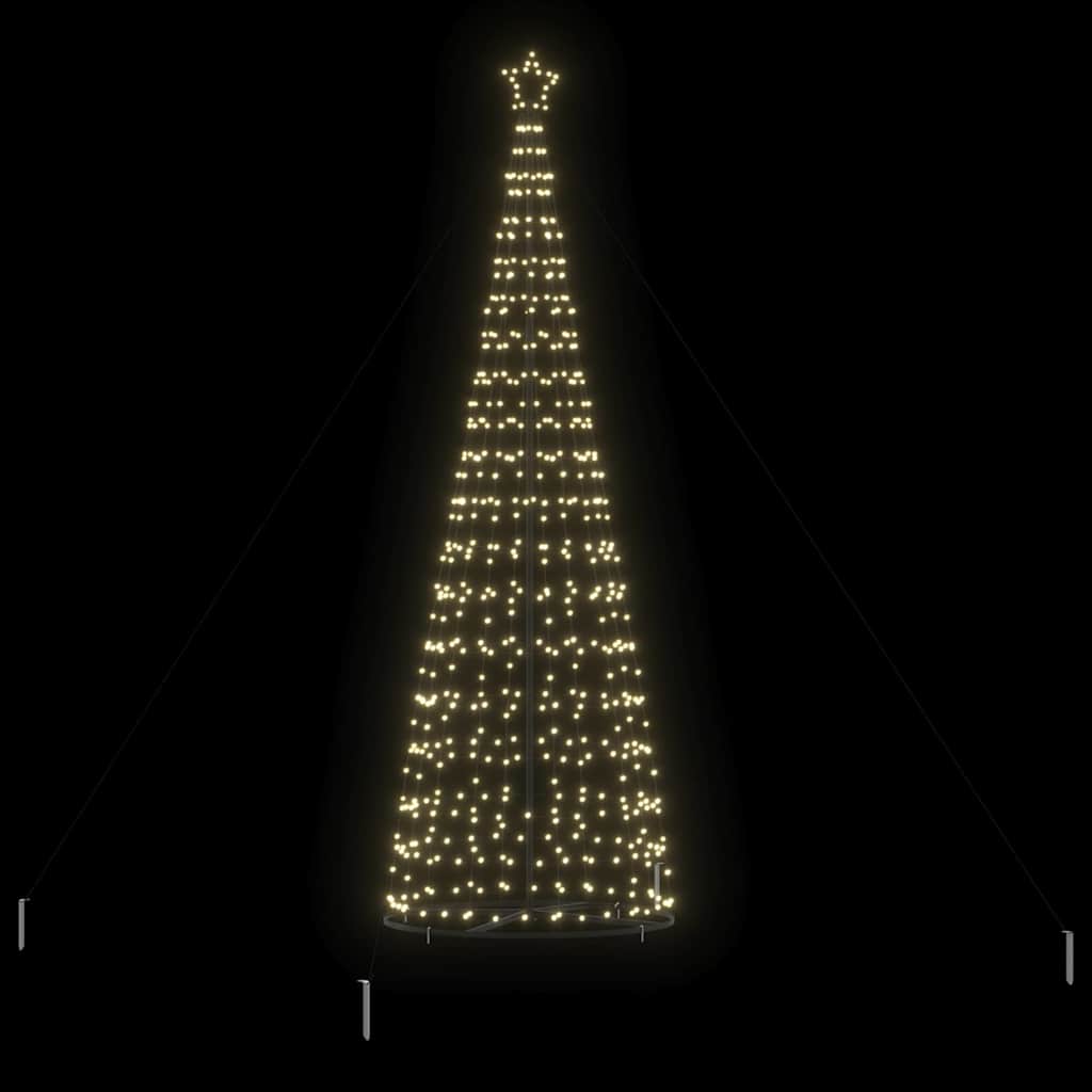Albero di Natale LED con 800 LED Bianco caldo 400 cm Ferro
