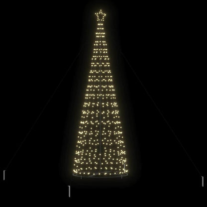 Albero di Natale LED con 800 LED Bianco caldo 400 cm Ferro