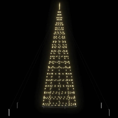 Albero di Natale LED con 800 LED Bianco caldo 400 cm Ferro