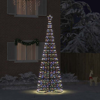 Albero di Natale LED con 800 LED Multicolore 400 cm Ferro