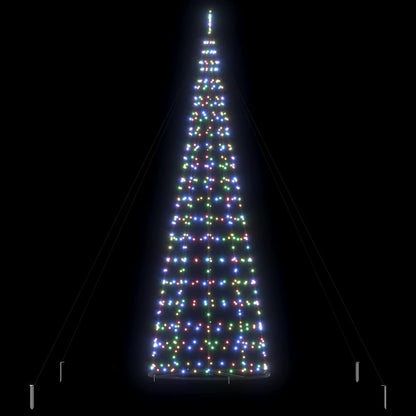 Albero di Natale LED con 800 LED Multicolore 400 cm Ferro