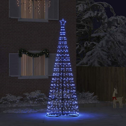 Albero di Natale LED con 800 LED con supporto Blu 400 cm Ferro