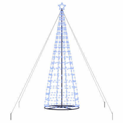Albero di Natale LED con 800 LED con supporto Blu 400 cm Ferro