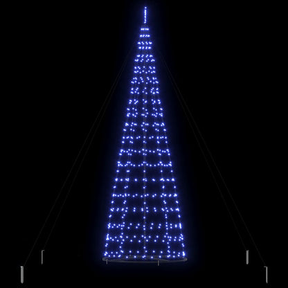 Albero di Natale LED con 800 LED con supporto Blu 400 cm Ferro