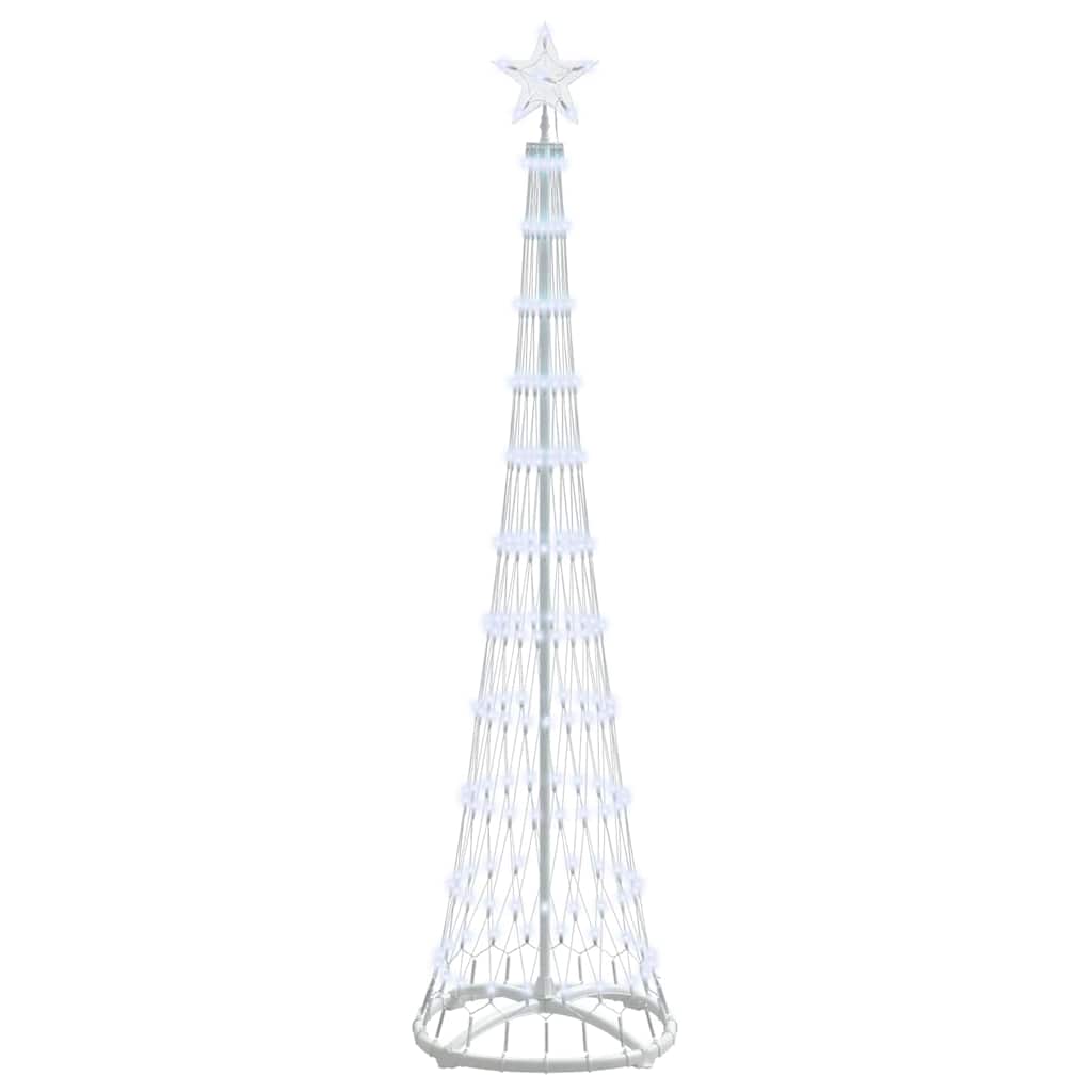 Albero di Natale LED Bianco freddo 51 x 51 x 190 cm Metallo