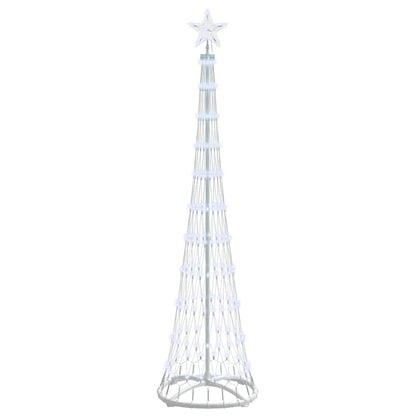 Albero di Natale LED Bianco freddo 51 x 51 x 190 cm Metallo