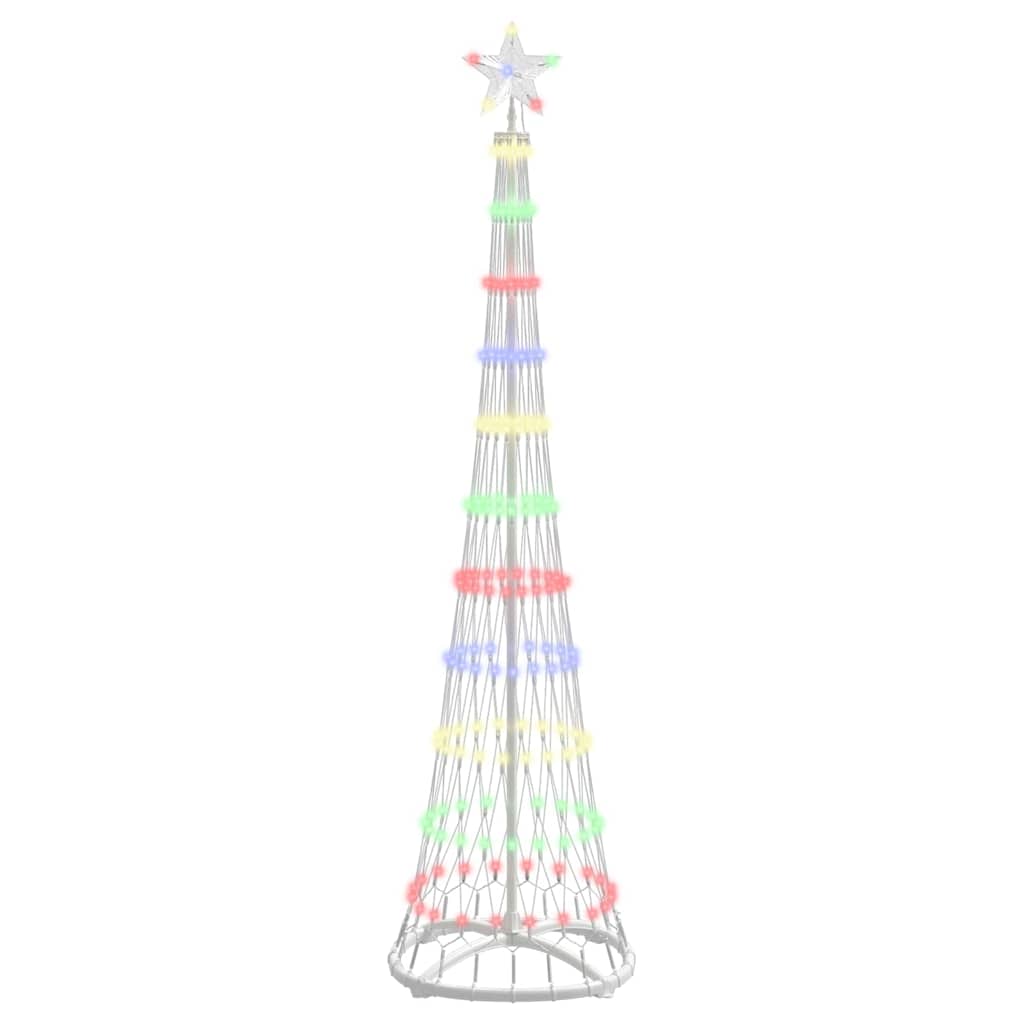 Albero di Natale LED Multicolore 51 x 51 x 190 cm Metallo
