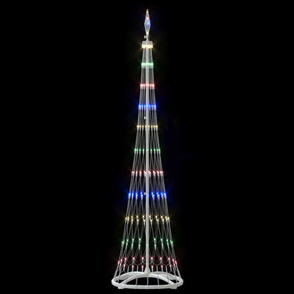 Albero di Natale LED Multicolore 51 x 51 x 190 cm Metallo