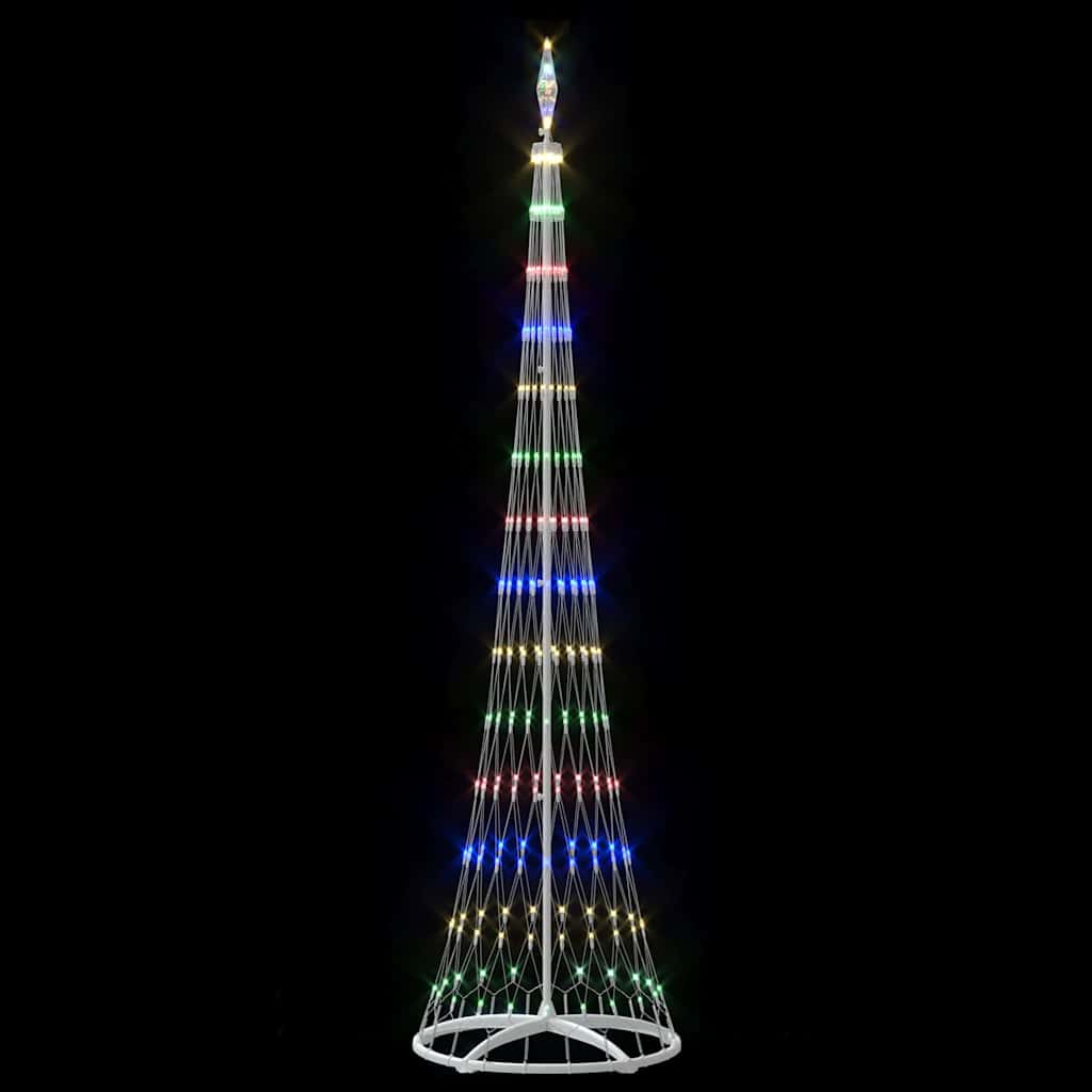 Albero di Natale LED Multicolore 70 x 70 x 250 cm Metallo