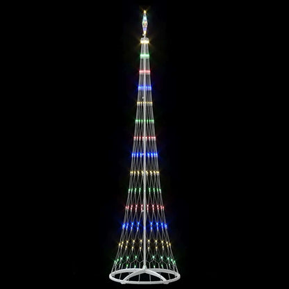 Albero di Natale LED Multicolore 70 x 70 x 250 cm Metallo