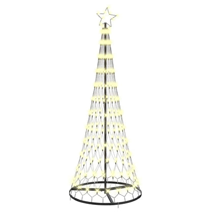 Albero di Natale LED Bianco caldo 71 x 71 x 184.5 cm Metallo