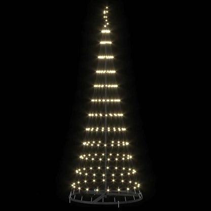 Albero di Natale LED Bianco caldo 71 x 71 x 184.5 cm Metallo