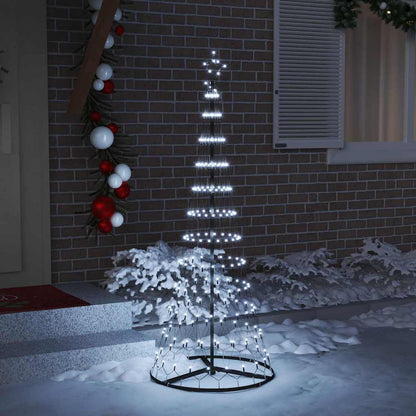 Albero di Natale LED Bianco freddo 71 x 71 x 184.5 cm Metallo