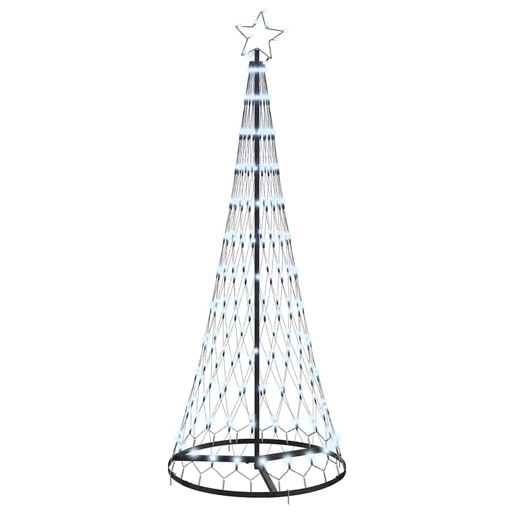 Albero di Natale LED Bianco freddo 71 x 71 x 184.5 cm Metallo
