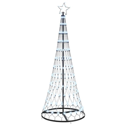 Albero di Natale LED Bianco freddo 71 x 71 x 184.5 cm Metallo