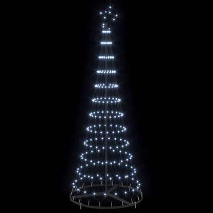 Albero di Natale LED Bianco freddo 71 x 71 x 184.5 cm Metallo