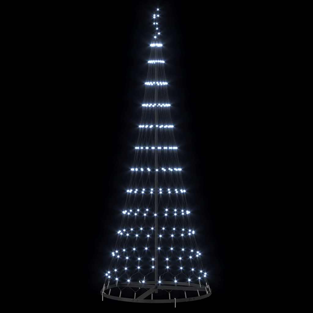 Albero di Natale LED Bianco freddo 71 x 71 x 184.5 cm Metallo