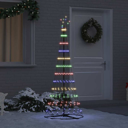 Albero di Natale LED Multicolore 71 x 71 x 184.5 cm Metallo