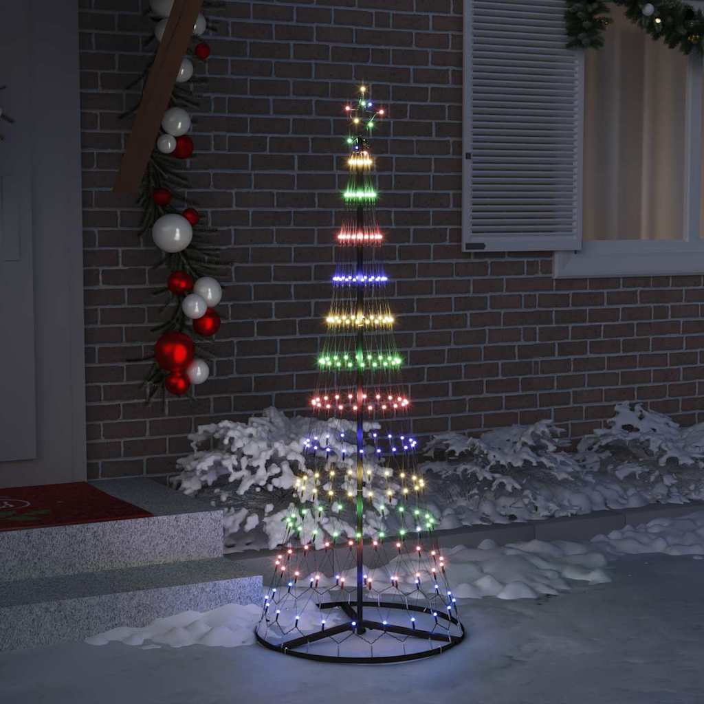 Albero di Natale LED Multicolore 71 x 71 x 184.5 cm Metallo