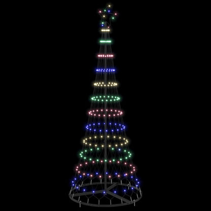 Albero di Natale LED Multicolore 71 x 71 x 184.5 cm Metallo