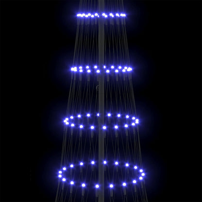 Albero di Natale LED Blu 100.5 x 100.5 x 302.5 cm Metallo