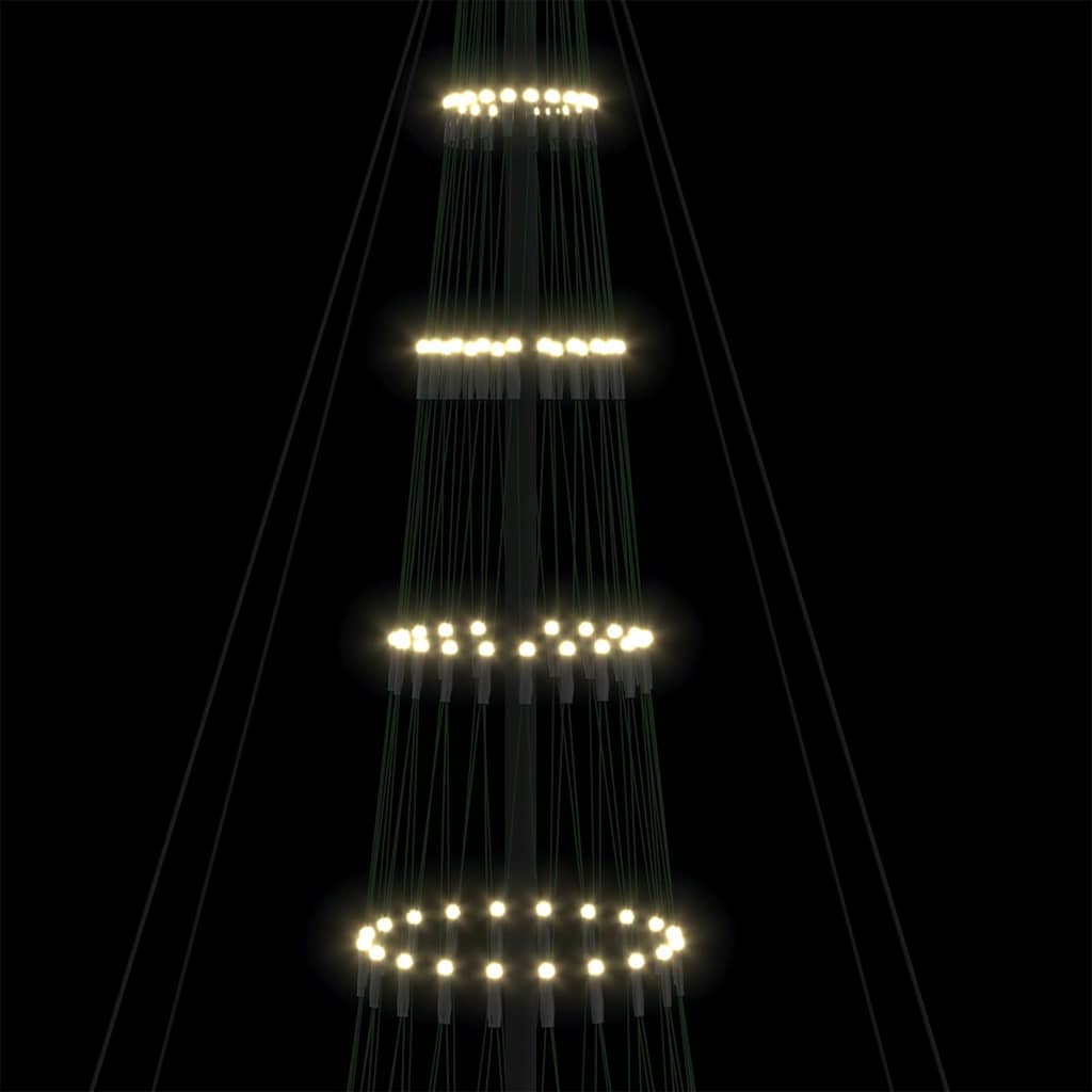 Albero di Natale LED Bianco caldo 138.5 x 138.5 x 399 cm