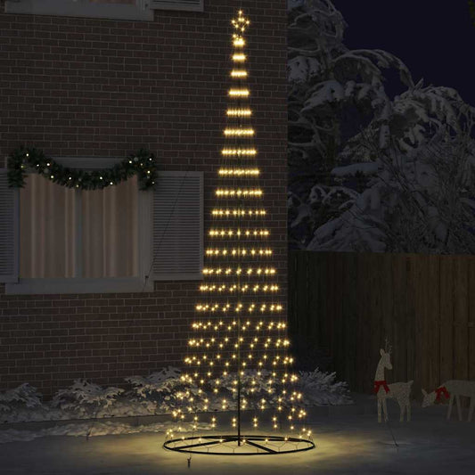 Albero di Natale LED Bianco caldo 138.5 x 138.5 x 399 cm