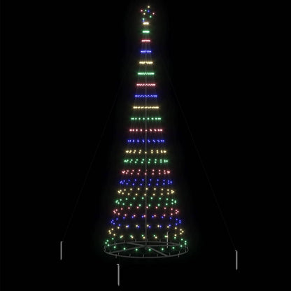 Albero di Natale LED Multicolore 138.5 x 138.5 x 399 cm Metallo