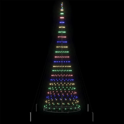 Albero di Natale LED Multicolore 138.5 x 138.5 x 399 cm Metallo
