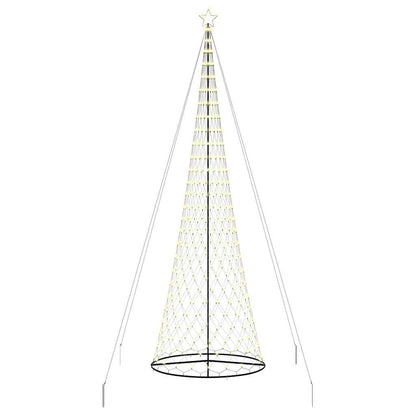 Albero di Natale LED Bianco caldo 160 x 160 x 500 cm Metallo