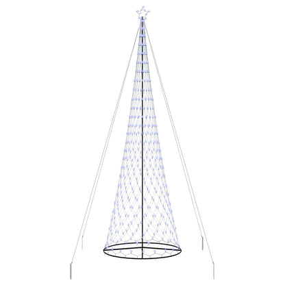 Albero di Natale LED con 550 LED Blu 160 x 160 x 500 cm Metallo
