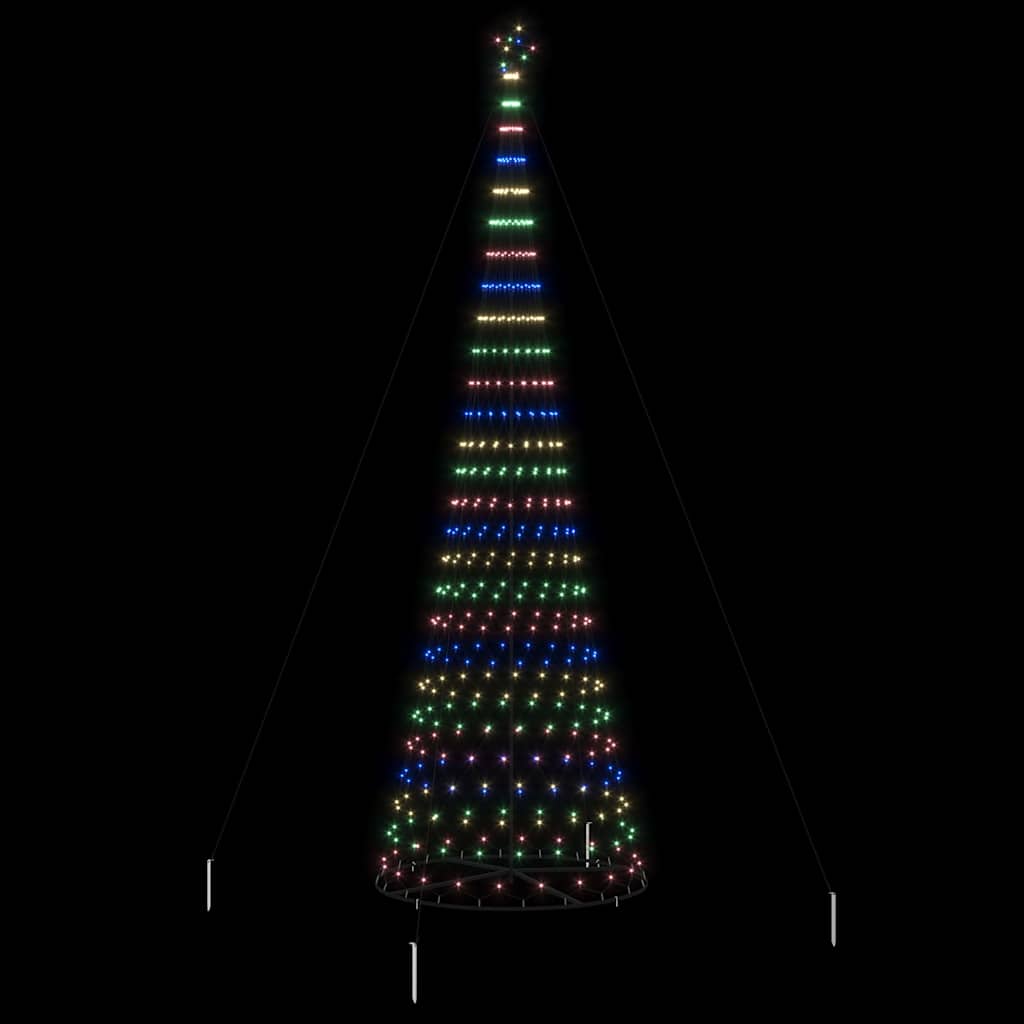 Albero di Natale LED Multicolore 160 x 160 x 500 cm Metallo
