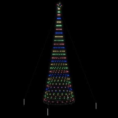 Albero di Natale LED Multicolore 160 x 160 x 500 cm Metallo
