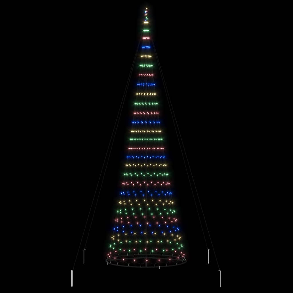 Albero di Natale LED Multicolore 160 x 160 x 500 cm Metallo
