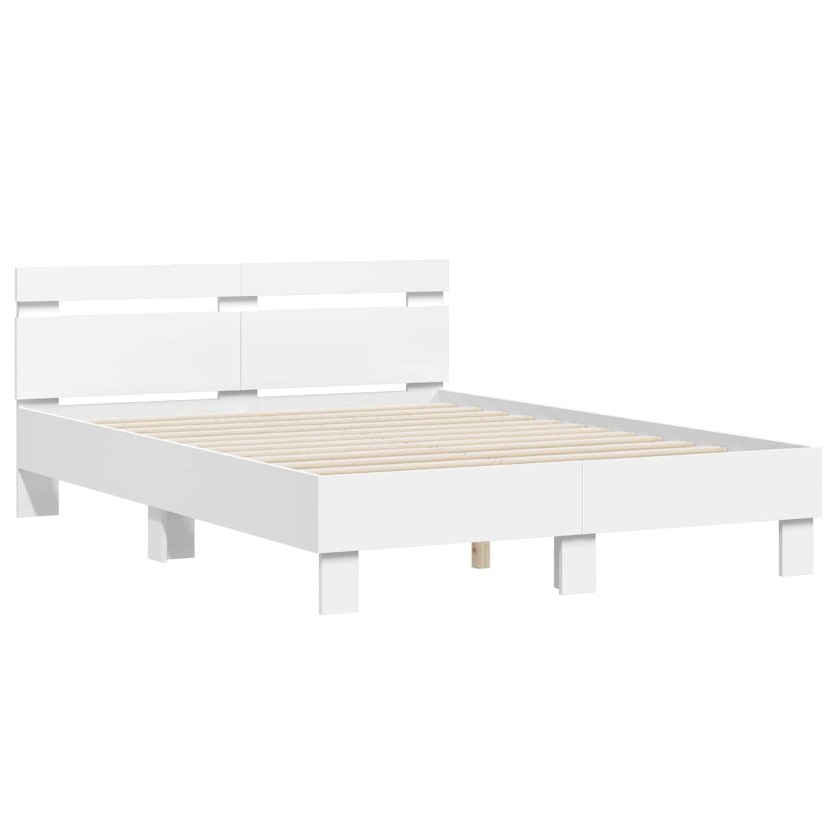 Struttura del letto Bianco 137 x 190 cm Legno ingegnerizzato