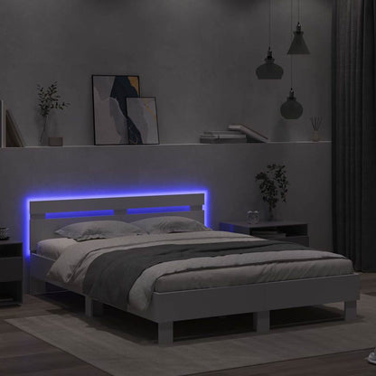 Struttura del letto Bianco 152 x 203 cm Legno multistrato | homemem39