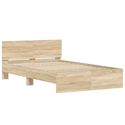 Struttura del letto Sonoma 137 x 190 cm Legno multistrato | homemem39