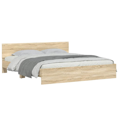 Struttura del letto Sonoma 193 x 203 cm Legno ingegnerizzato | homemem39