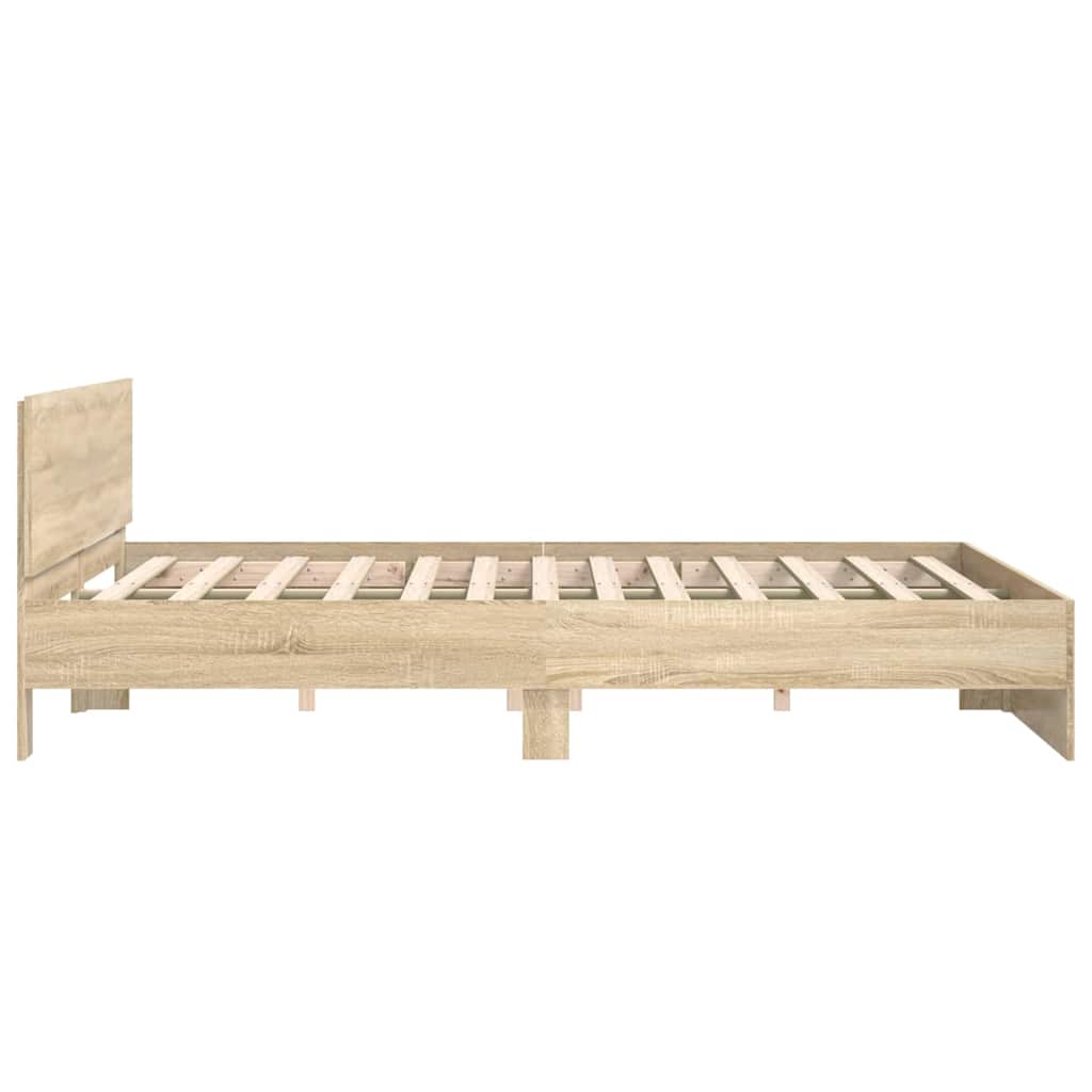 Struttura del letto Sonoma 193 x 203 cm Legno ingegnerizzato | homemem39