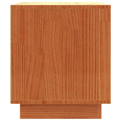 Mobile TV Marrone cerato 80 x 35 x 40,5 cm Pino massello