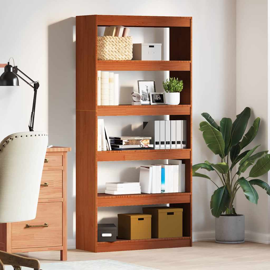 Armadio per Libri Marrone cerato 80 x 30 x 167,5 cm | homemem39
