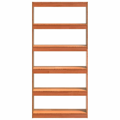 Armadio per Libri Marrone cerato 80 x 30 x 167,5 cm | homemem39