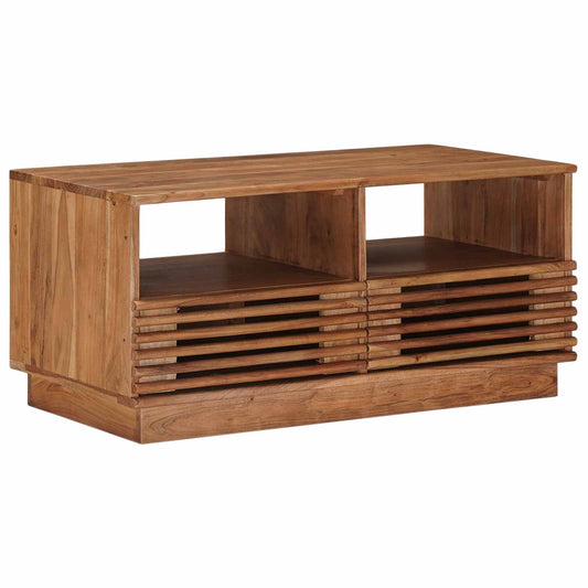 Tavolo da Caffè Fatto a Mano Marrone Teak 85 x 45,5 x 40 cm