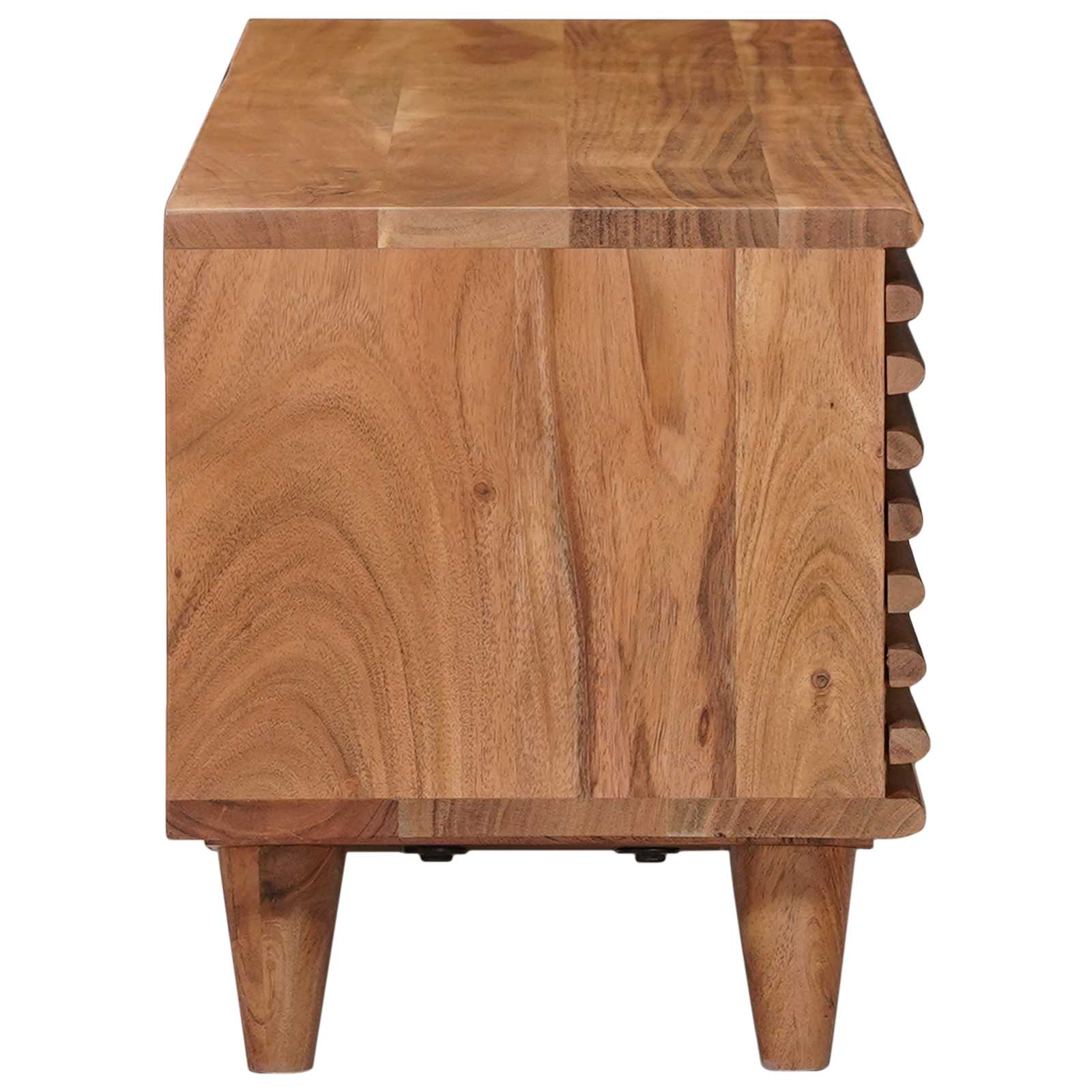 Mobile TV con archiviazione con porta Naturale 105 x 30 x 35 cm | homemem39