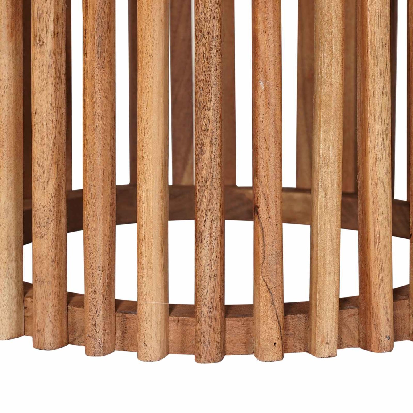 Set di Tavolini Fatti a Mano 2 pcs Marrone Teak 40 x 40 x 45 cm | homemem39