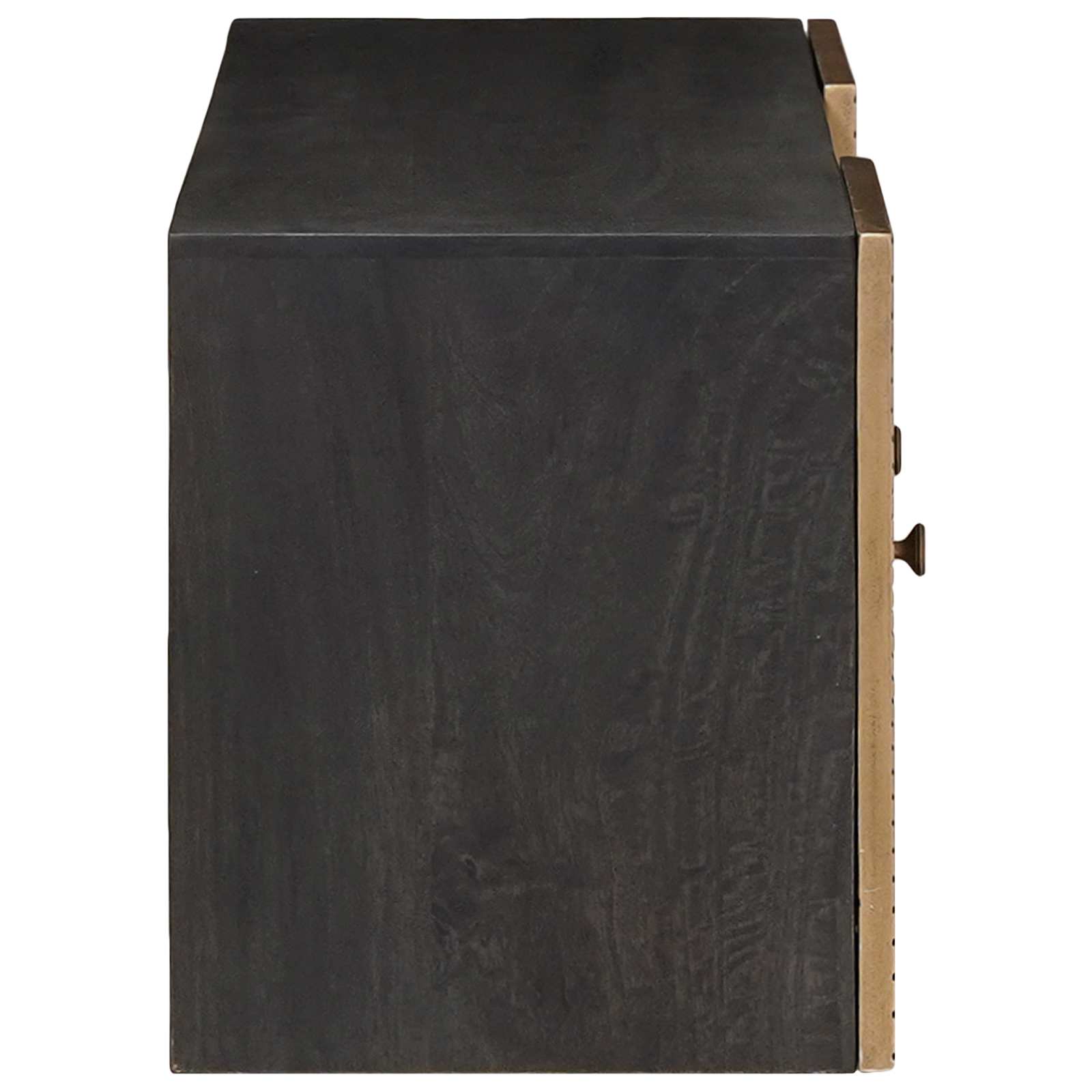 Mobile TV con lo scaffale con porta Ottone 105 x 30 x 35 cm | homemem39
