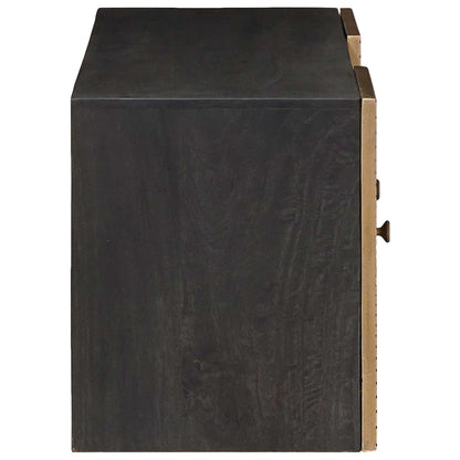 Mobile TV con lo scaffale con porta Ottone 105 x 30 x 35 cm | homemem39