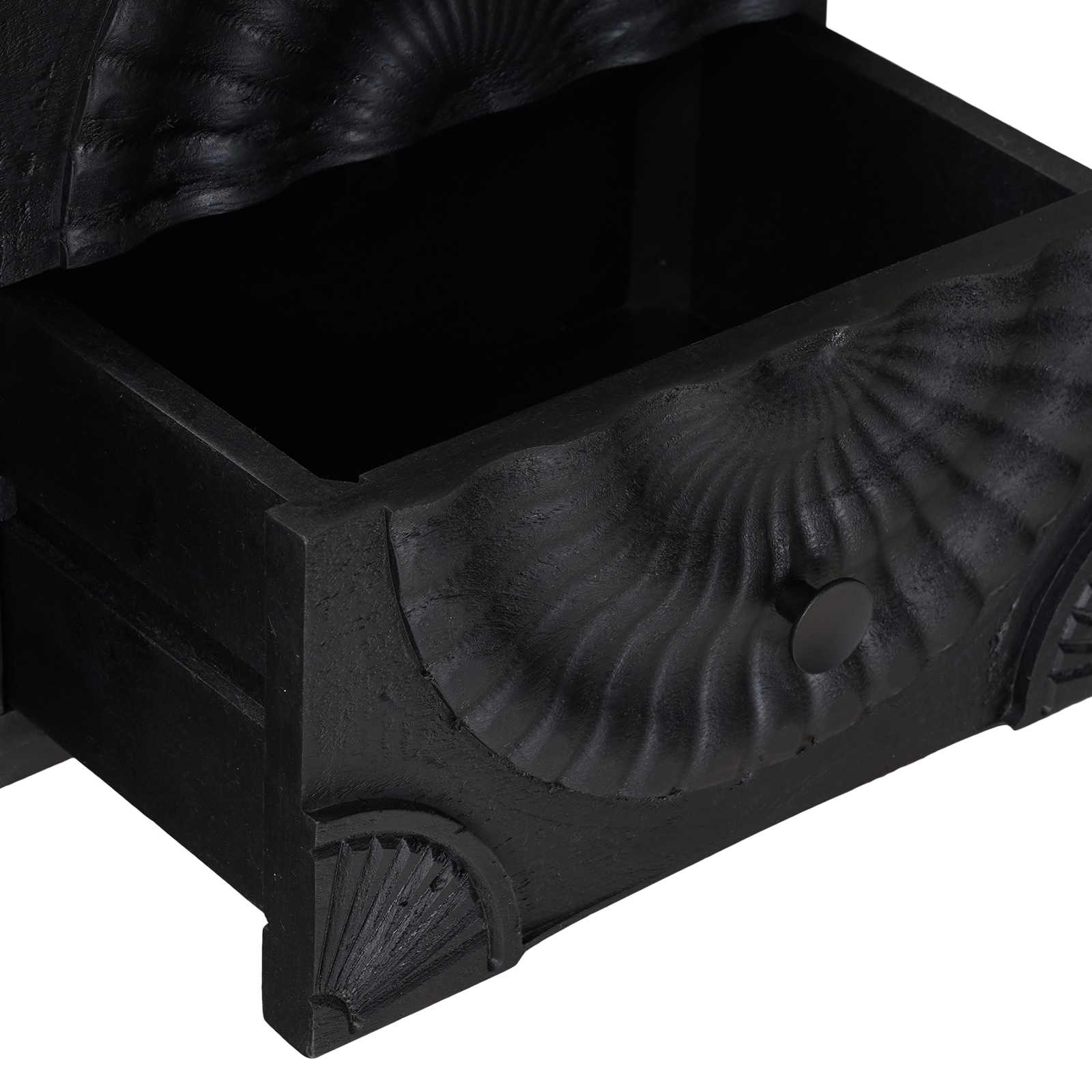 Mobile TV con cassetto con lo scaffale Nero 105 x 30 x 54 cm | homemem39